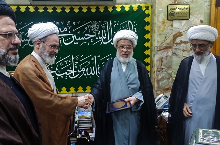 رئاسة المؤسسة تنجح في توطيد سبل التعاون بين العتبة الحسينية المقدسة ومركز إدارة الحوزات العلمية في إيران