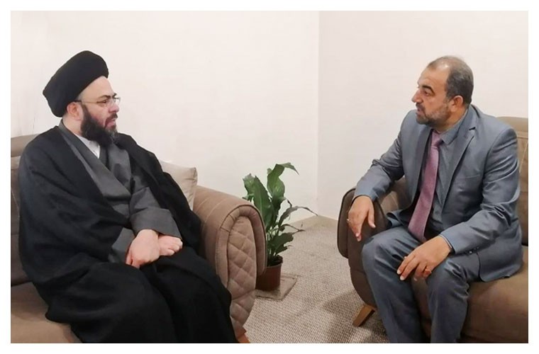 لقاء مسؤول ممثلية الدليل في كربلاء مع مسؤول مجلة العلوم الإسلامية