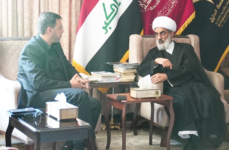 رئيس قسم الشؤون الإدارية في العتبة الحسينية المقدسة يزور المؤسسة