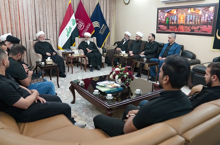 اللجنة المنظمة للمؤتمر الدولي حول فكر السيد الحكيم وسيرته تزور المؤسسة