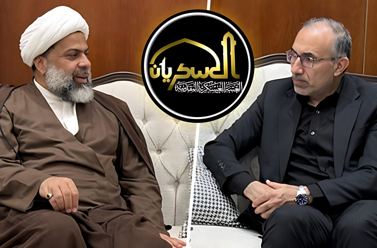 وفد من المؤسسة يلتقي الأمين العام للعتبة العسكرية المقدسة