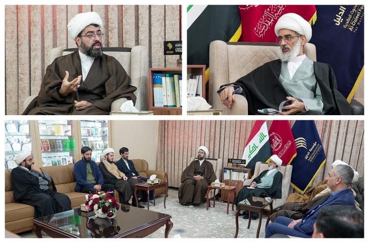 مدير فرع مؤسسة الفلسفة والحكمة الإيرانية للأبحاث في قم يؤكد أهمية توسيع آفاق التعاون مع مؤسسة الدليل