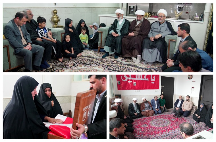 العتبة الحسينية المقدسة تواصل زيارة عوائل الشهداء في الجمهورية الإسلامية