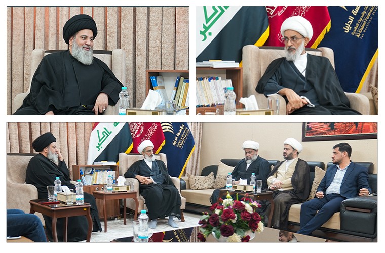السيد مرتضى الطبسي يزور مؤسسة الدليل ويطلع على مشروعها الفكري
