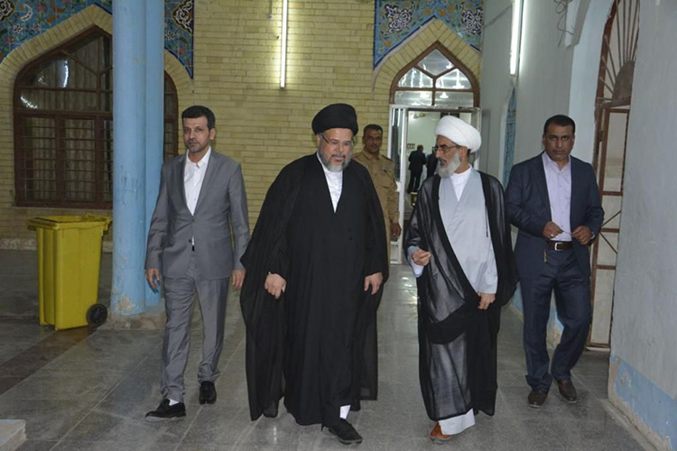 ممثّل المرجعية الدينية في محافظة البصرة يستقبل وفد المؤسسة